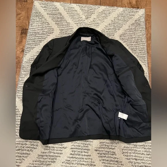 EVERLANE The Italian GoWeave Preppy Black Wool Blazer - Picture 10 of 12